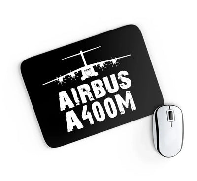 Airbus A400M & Plane aviation design on neoprene with anti-slip base mouse pad.