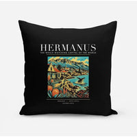 Thumbnail for HERMANUS - Poster - Pillow - Black