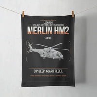 Thumbnail for Leonardo AW101 Merlin HM2 design on black towel