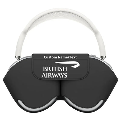 British Airways Airlines aviation themed AirPods Max case for AirPods Max.