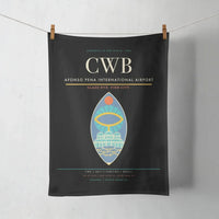 Thumbnail for Afonso Pena International Airport (CWB) design on black towel