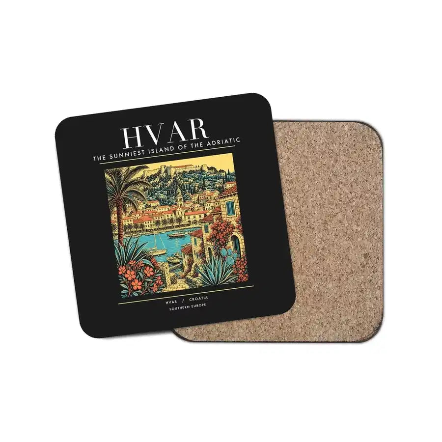 HVAR - Poster - Coaster - Black