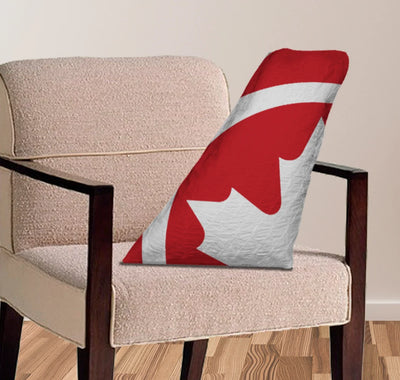 Air Canada rouge Airlines aviation design on soft polyester filling aircraft tail pillow.