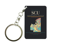 Thumbnail for Antonio Maceo Airport (SCU) design on black key chain