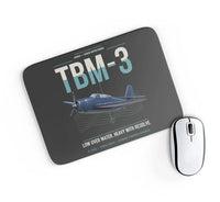 Thumbnail for TBM-3 Avenger design on black rectangle mouse pad