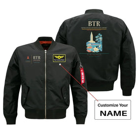Baton Rouge Metropolitan Airport (BTR) Bomber Jacket