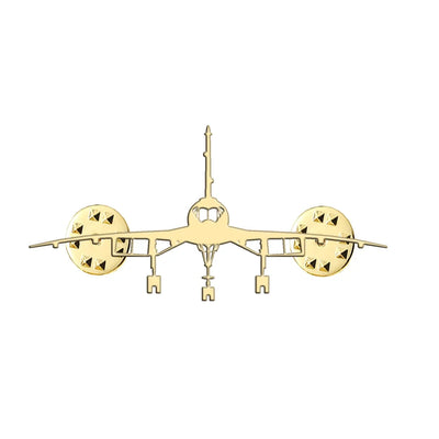 Concorde Silhouette aviation hollow pin in polished alloy.