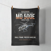 Thumbnail for MD Helicopters MD 500E design on black towel