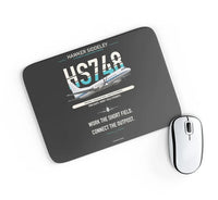 Thumbnail for Hawker Siddeley HS 748 Series 2A design on black rectangle mouse pad
