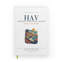 Thumbnail for Havana José Martí International Airport (HAV) design on white notebook