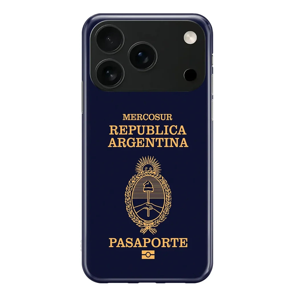 Argentina Passport iPhone Case