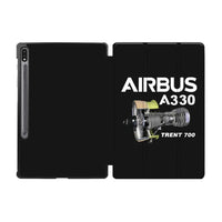 Thumbnail for Airbus A330 & Trent 700 Engine aviation print tablet case, fits Samsung tablet.