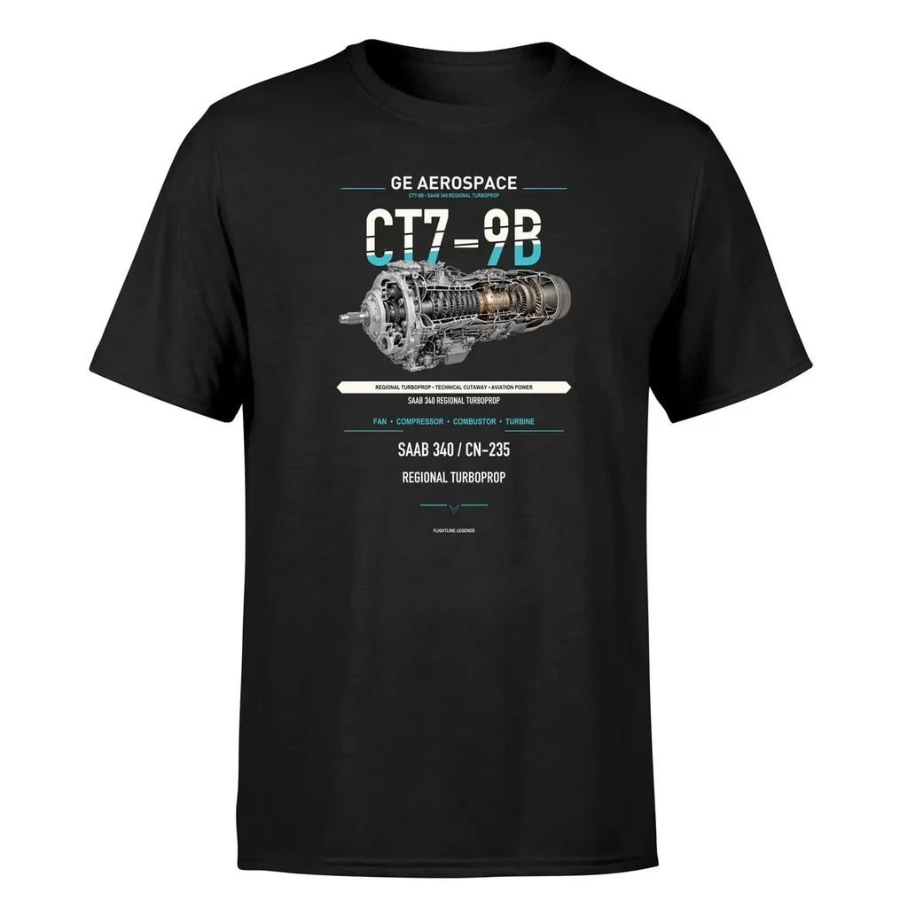 CT7-9B design on black single side