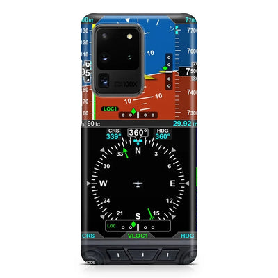 Airplane Primary Flight Display & HSI Samsung S & Note Cases aviation design on Samsung Galaxy S/Note case for Samsung Galaxy.