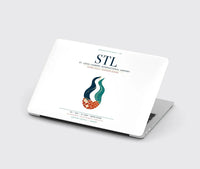 Thumbnail for St. Louis Lambert International Airport (STL) design on white MacBook case