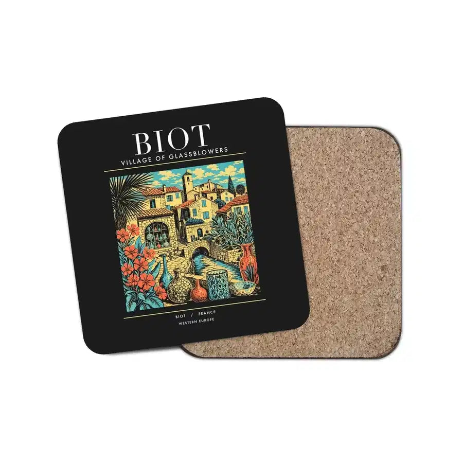 BIOT - Poster - Coaster - Black
