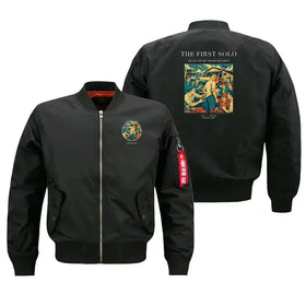 The First Solo Bomber Jacket