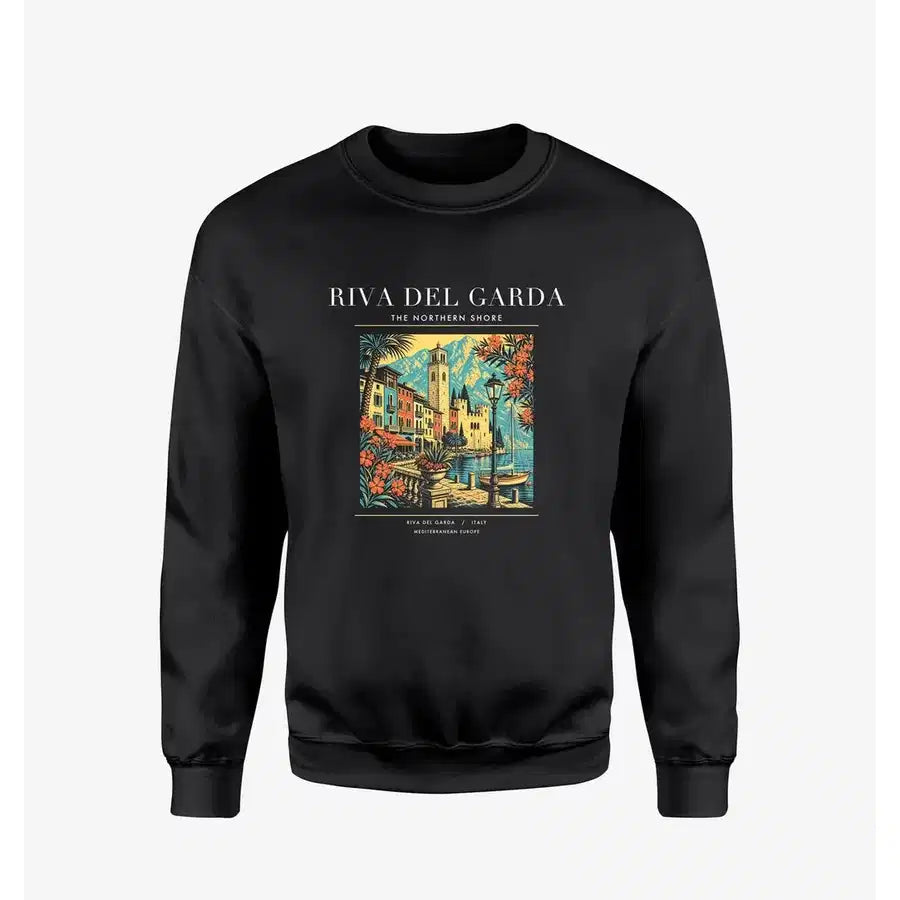 RIVA DEL GARDA - Poster - Sweatshirt - Black