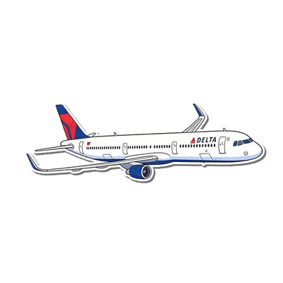 Delta Air Lines Airbus A321 aviation design airplane sticker in weather-resistant vinyl.