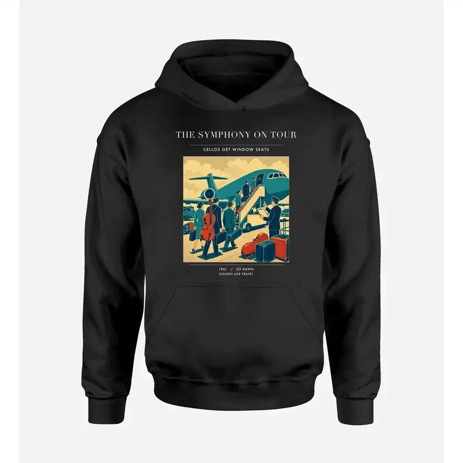 VINTAGE G4421 - The Symphony On Tour - Premium Hoodie design on black premium