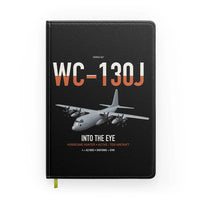 Thumbnail for WC-130J Hurricane Hunter design on black notebook