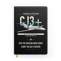 Thumbnail for Cessna Citation CJ3+ design on black notebook