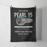 Thumbnail for PEARL 15 design on black towel