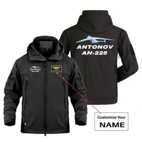 Thumbnail for Antonov AN-225 (6) Military Jackets (Customizable) aviation design printed on heavy cotton shell with field-style pockets mil.