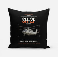 Thumbnail for Kaman SH-2F Seasprite design on black pillow
