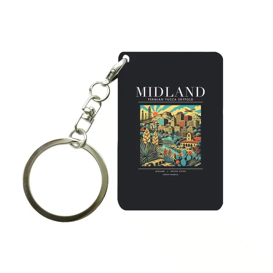 MIDLAND - Poster - Key Chain - Black