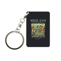 Thumbnail for MIDLAND - Poster - Key Chain - Black