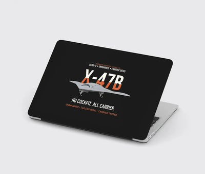 X-47B UCAS-D Carrier Wing Without a Cockpit design on black MacBook case
