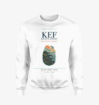 Thumbnail for Keflavík Airport (KEF) design on white sweatshirt
