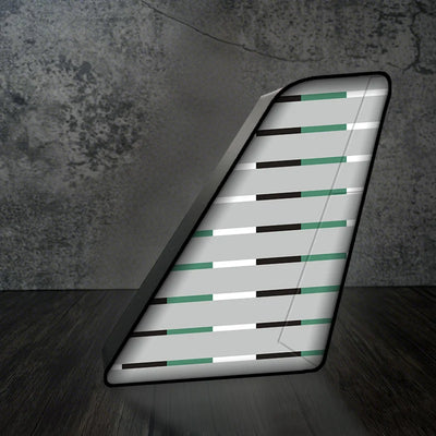 Zipair Led Aircraft Tail aviation design on premium acrylic with LED 3D aircraft tail lamp.