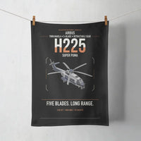 Thumbnail for Airbus H225 design on black towel