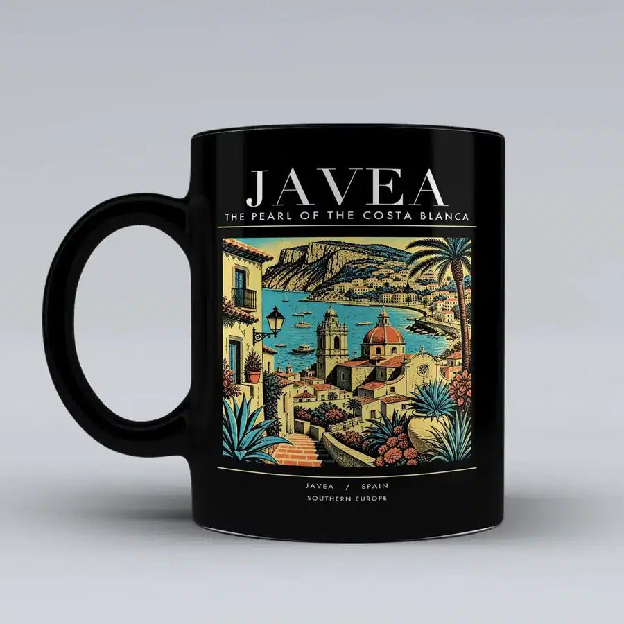 JAVEA - Poster - Mug - Black