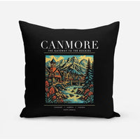 Thumbnail for CANMORE - Poster - Pillow - Black