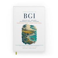 Thumbnail for Grantley Adams International Airport (BGI) design on white notebook