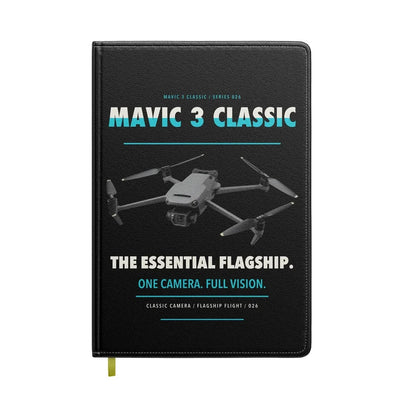DJI Mavic 3 Classic design on black notebook