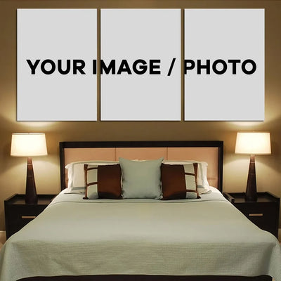Your Custom Image / Photo Printed Canvas Posters (3 Pieces) aviation art 3-piece canvas print in premium canvas with wood fra.