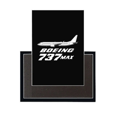 The Boeing 737Max aviation design magnet in strong neodymium core.