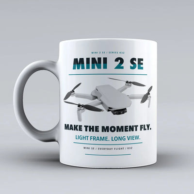 Mini 2 SE Mug design on white dji