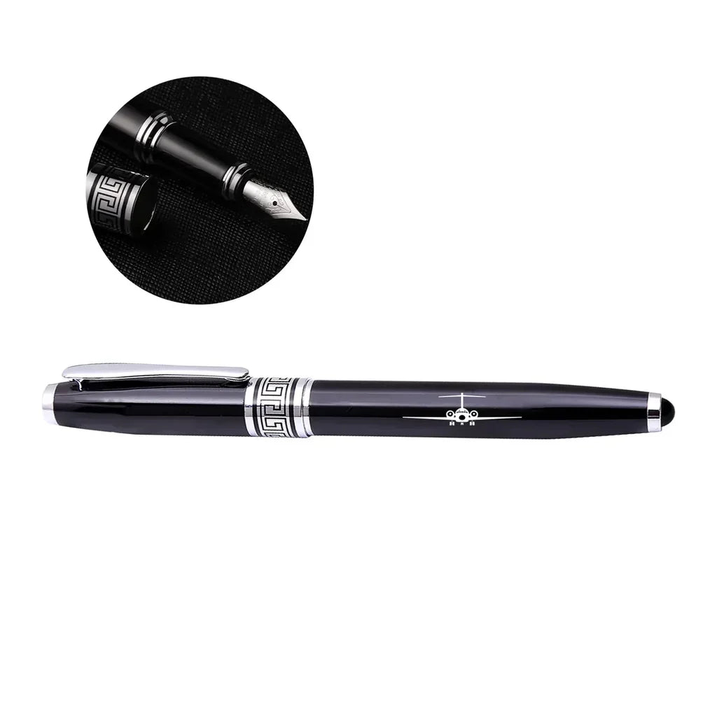 Boeing 717 Silhouette rollerball pen - black