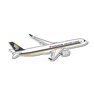 Singapore Airlines Airbus A350 aviation design airplane sticker in weather-resistant vinyl.