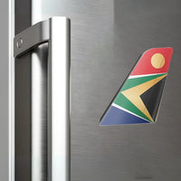 Thumbnail for South African Airways aviation design tail magnet in 3D metal with magnetic back.
