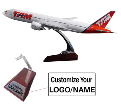 TAM - Brazilian Airline Boeing 777 Airplane Model (Handmade 47CM) aviation themed special-edition big-scale model aircraft, d.