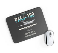 Thumbnail for Piper PA-44-180 Seminole design on black rectangle mouse pad
