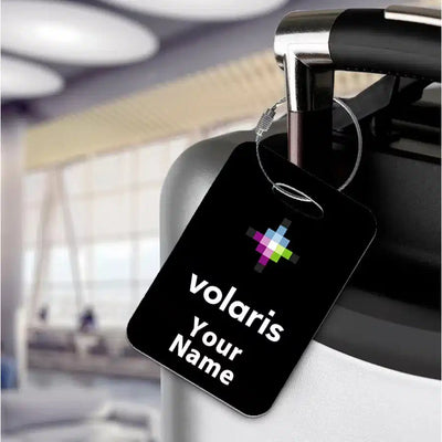 Volaris aviation acrylic luggage tag in durable acrylic.