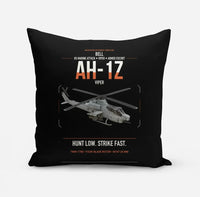 Thumbnail for Bell AH-1Z Viper design on black pillow