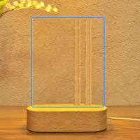 Thumbnail for Special Pilot Epaulettes 2 Lines aviation design on premium acrylic with LED 3D night lamp.